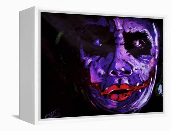 Heath Ledger 001-Rock Demarco-Framed Premier Image Canvas