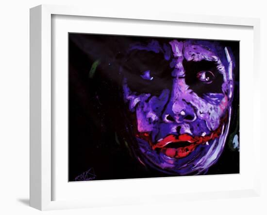 Heath Ledger 001-Rock Demarco-Framed Giclee Print