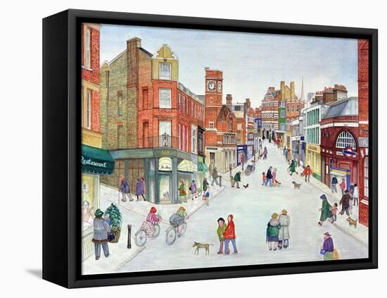 Heath Street, Hampstead-Gillian Lawson-Framed Premier Image Canvas