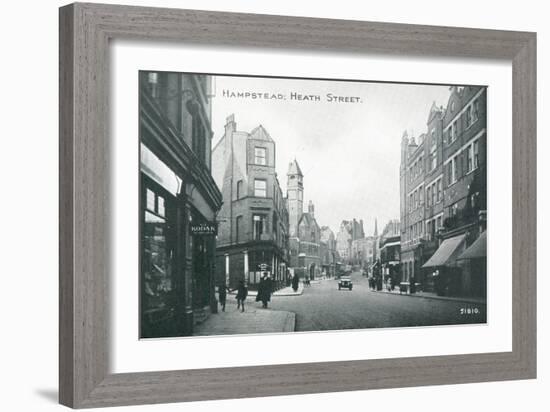 Heath Street in Hampstead-null-Framed Photographic Print