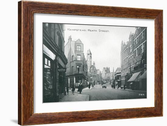 Heath Street in Hampstead-null-Framed Photographic Print