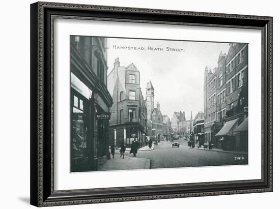 Heath Street in Hampstead-null-Framed Photographic Print