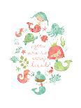 Be Brave Little Elephant-Heather Rosas-Art Print