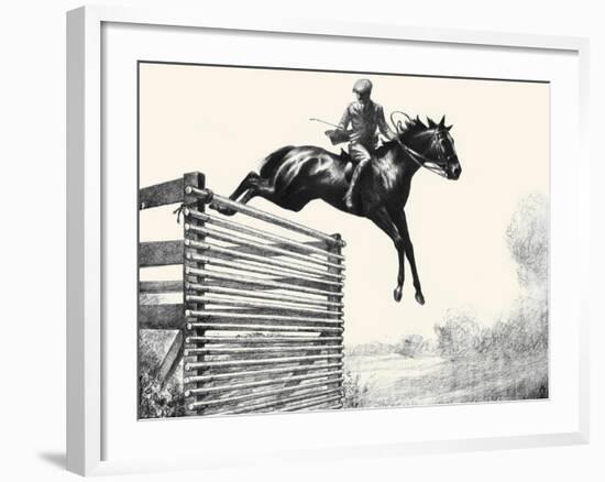 Heatherbloom; A Modern Pegasus-C.W. Anderson-Framed Art Print