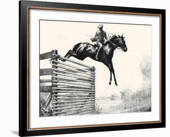 Heatherbloom; A Modern Pegasus-C.W. Anderson-Framed Art Print