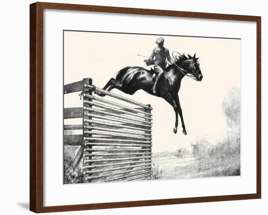 Heatherbloom; A Modern Pegasus-C.W. Anderson-Framed Art Print