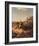 Heathland Shepherd-Eugen Bracht-Framed Art Print