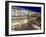 Heathrow Airport Terminal 5 Building at Dusk, London, England, United Kingdom, Europe-Charles Bowman-Framed Photographic Print