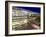 Heathrow Airport Terminal 5 Building at Dusk, London, England, United Kingdom, Europe-Charles Bowman-Framed Photographic Print