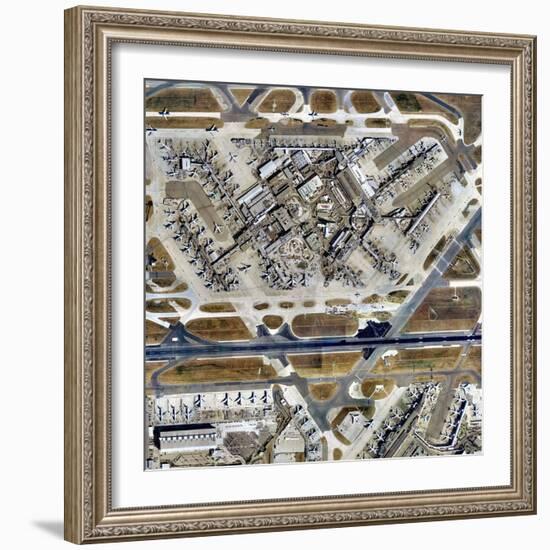 Heathrow Airport, UK, Aerial Image-Getmapping Plc-Framed Premium Photographic Print