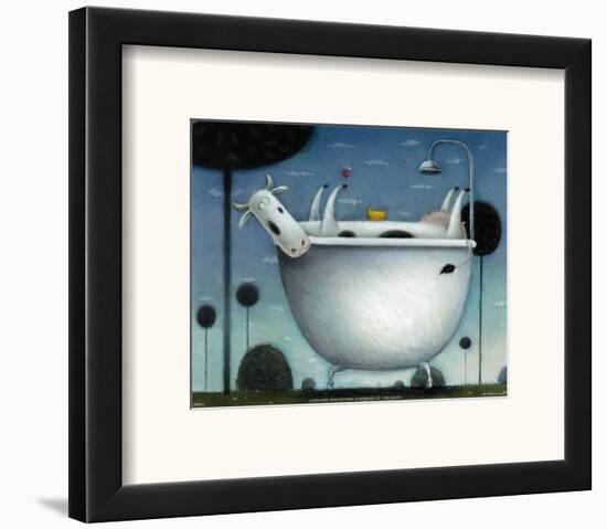 Heaven is a Hot Bath-Rob Scotton-Framed Art Print