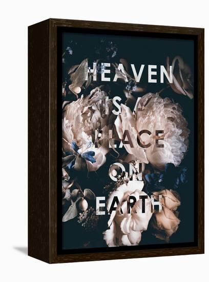 Heaven Is a Place-Design Fabrikken-Framed Stretched Canvas