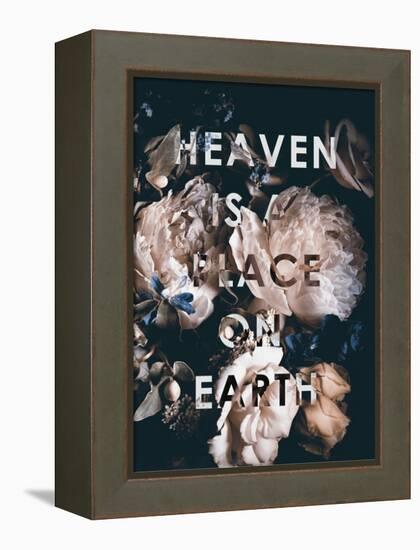 Heaven Is a Place-Design Fabrikken-Framed Stretched Canvas