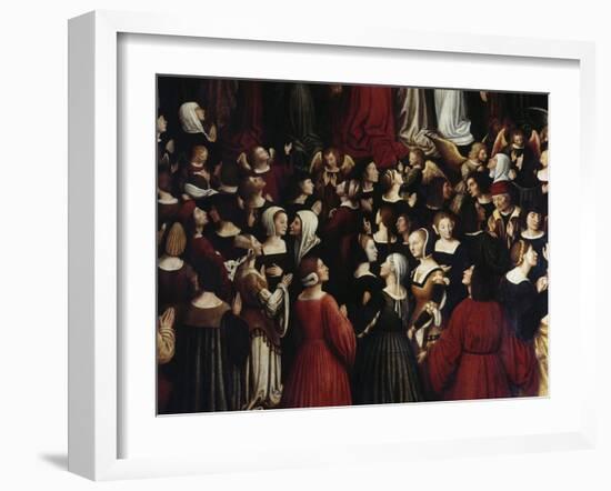 Heaven or All Saints' Altarpiece-Ludovico Brea-Framed Giclee Print