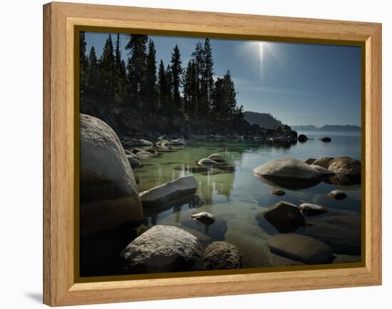 Heaven over Tahoe-Natalie Mikaels-Framed Premier Image Canvas