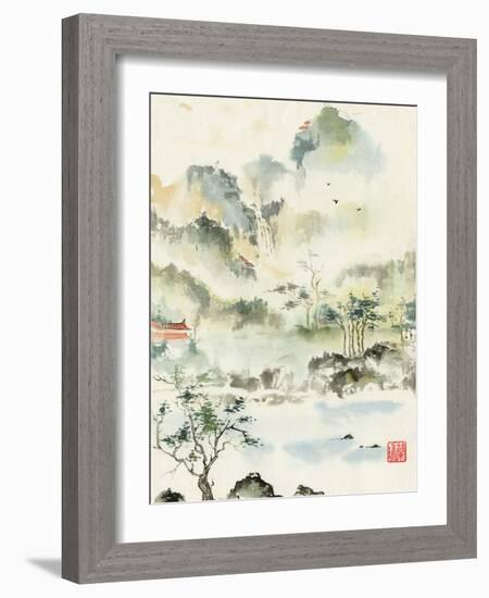 Heaven's Retreat-Nan Rae-Framed Art Print