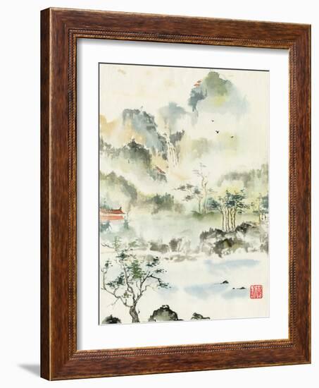 Heaven's Retreat-Nan Rae-Framed Art Print