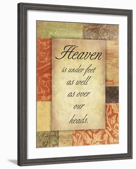 Heaven Spice Patch-Jace Grey-Framed Art Print