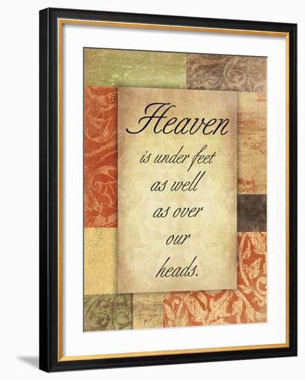 Heaven Spice Patch-Jace Grey-Framed Art Print