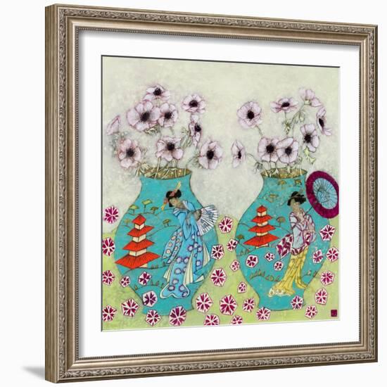 Heavenly Anemones-Emma Forrester-Framed Giclee Print