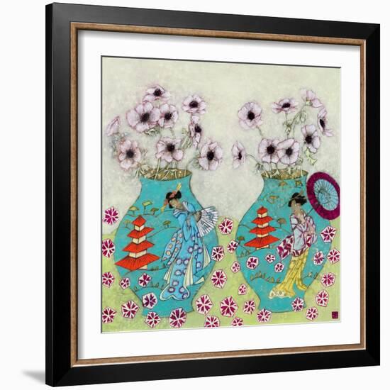 Heavenly Anemones-Emma Forrester-Framed Giclee Print