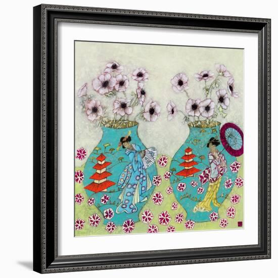 Heavenly Anemones-Emma Forrester-Framed Giclee Print