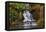 Heavenly Falls, Portland Japanese Garden, Portland, Oregon, Usa-Michel Hersen-Framed Premier Image Canvas