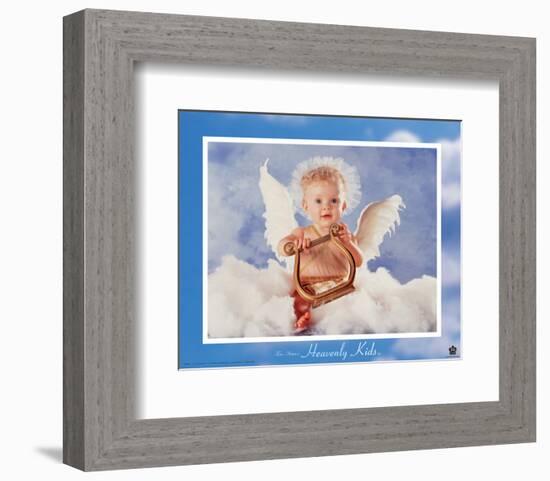 Heavenly Kids, Harp-Tom Arma-Framed Art Print