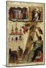 Heavenly Ladder of St. John Climacus (Tempera on Panel)-Russian-Mounted Giclee Print