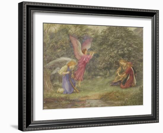 Heavenly Music (W/C on Paper)-Thomas Matthews Rooke-Framed Giclee Print