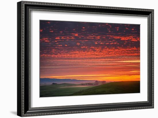 Heavenly Sunrise Burn, Northern California-null-Framed Photographic Print