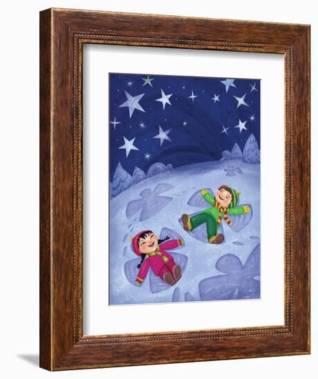 Heavenly Things - Turtle-Elisa Chavarri-Framed Giclee Print