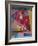 Heavy Red, 1924 (Oil on Cardboard)-Wassily Kandinsky-Framed Giclee Print