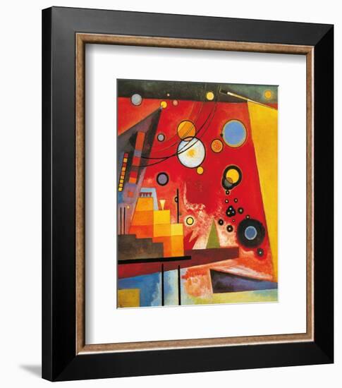 Heavy Red-Wassily Kandinsky-Framed Art Print