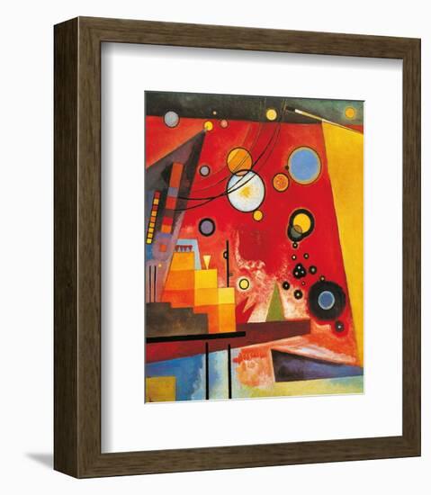 Heavy Red-Wassily Kandinsky-Framed Art Print