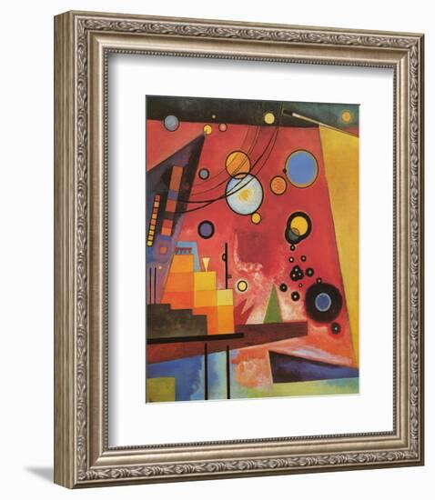 Heavy Red-Wassily Kandinsky-Framed Premium Giclee Print