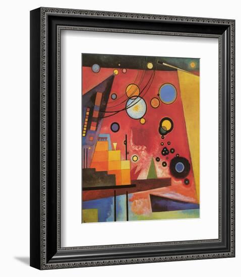 Heavy Red-Wassily Kandinsky-Framed Premium Giclee Print