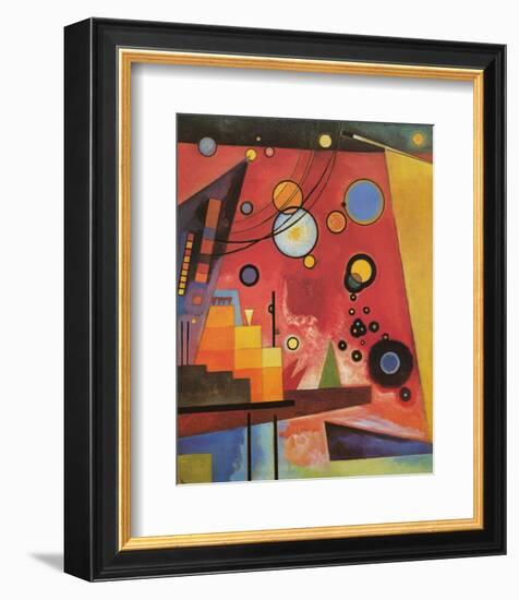 Heavy Red-Wassily Kandinsky-Framed Premium Giclee Print