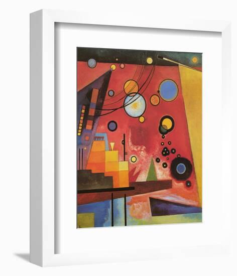 Heavy Red-Wassily Kandinsky-Framed Premium Giclee Print