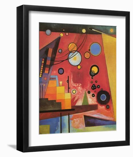 Heavy Red-Wassily Kandinsky-Framed Premium Giclee Print