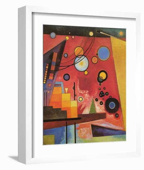 Heavy Red-Wassily Kandinsky-Framed Premium Giclee Print