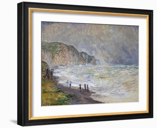 Heavy Sea, 1897-Claude Monet-Framed Giclee Print