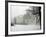 Heavy Snow Falls at the White House-null-Framed Photographic Print