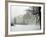 Heavy Snow Falls at the White House-null-Framed Photographic Print