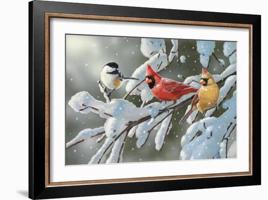 Heavy Snowfall-William Vanderdasson-Framed Giclee Print