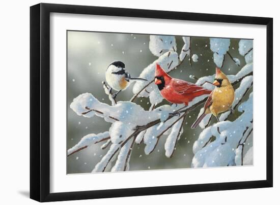 Heavy Snowfall-William Vanderdasson-Framed Giclee Print