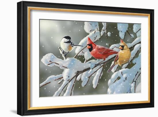 Heavy Snowfall-William Vanderdasson-Framed Giclee Print