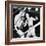 Heavyweight Champion Rocky Marciano (Right) Backs Roland Lastarza Against the Ropes-null-Framed Premium Photographic Print