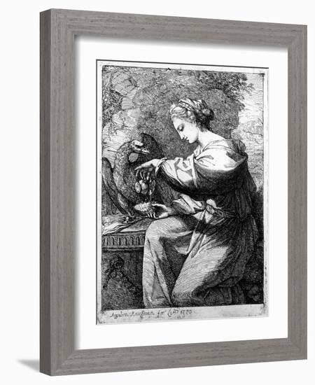 Hebe, 1770-Angelica Kauffmann-Framed Giclee Print