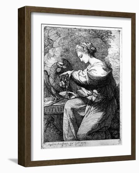 Hebe, 1770-Angelica Kauffmann-Framed Giclee Print